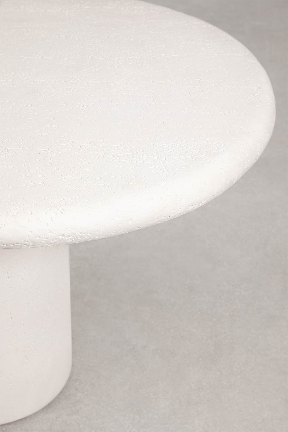 Table de salle à manger ovale 260x110 cm en ciment Aurean, image de la galerie 5