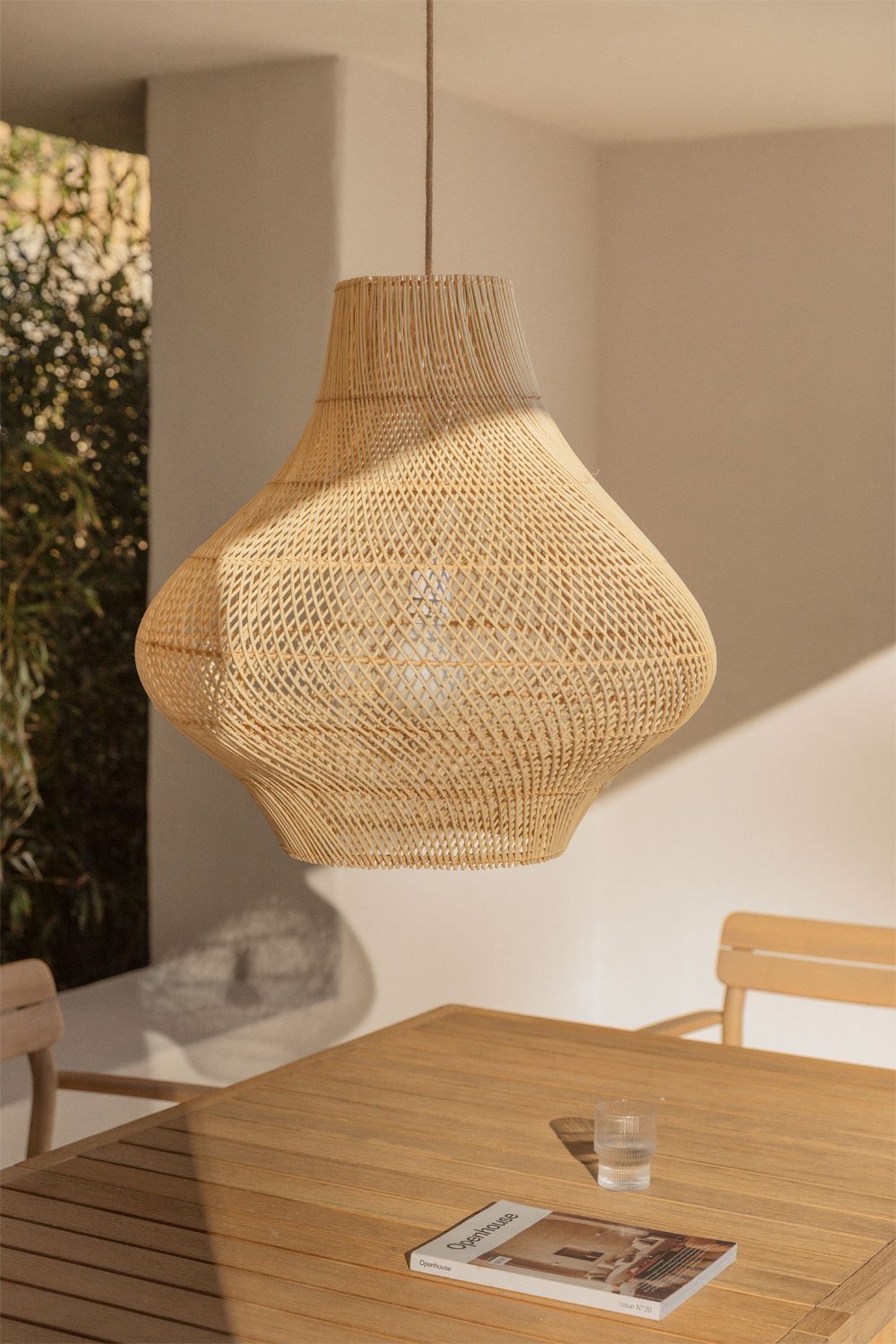 Suspension d'extérieur en rotin Magali, image de la galerie 1