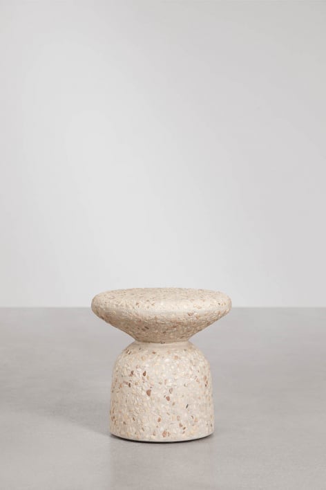 Table d'appoint ronde Ø40 cm en ciment Zanira