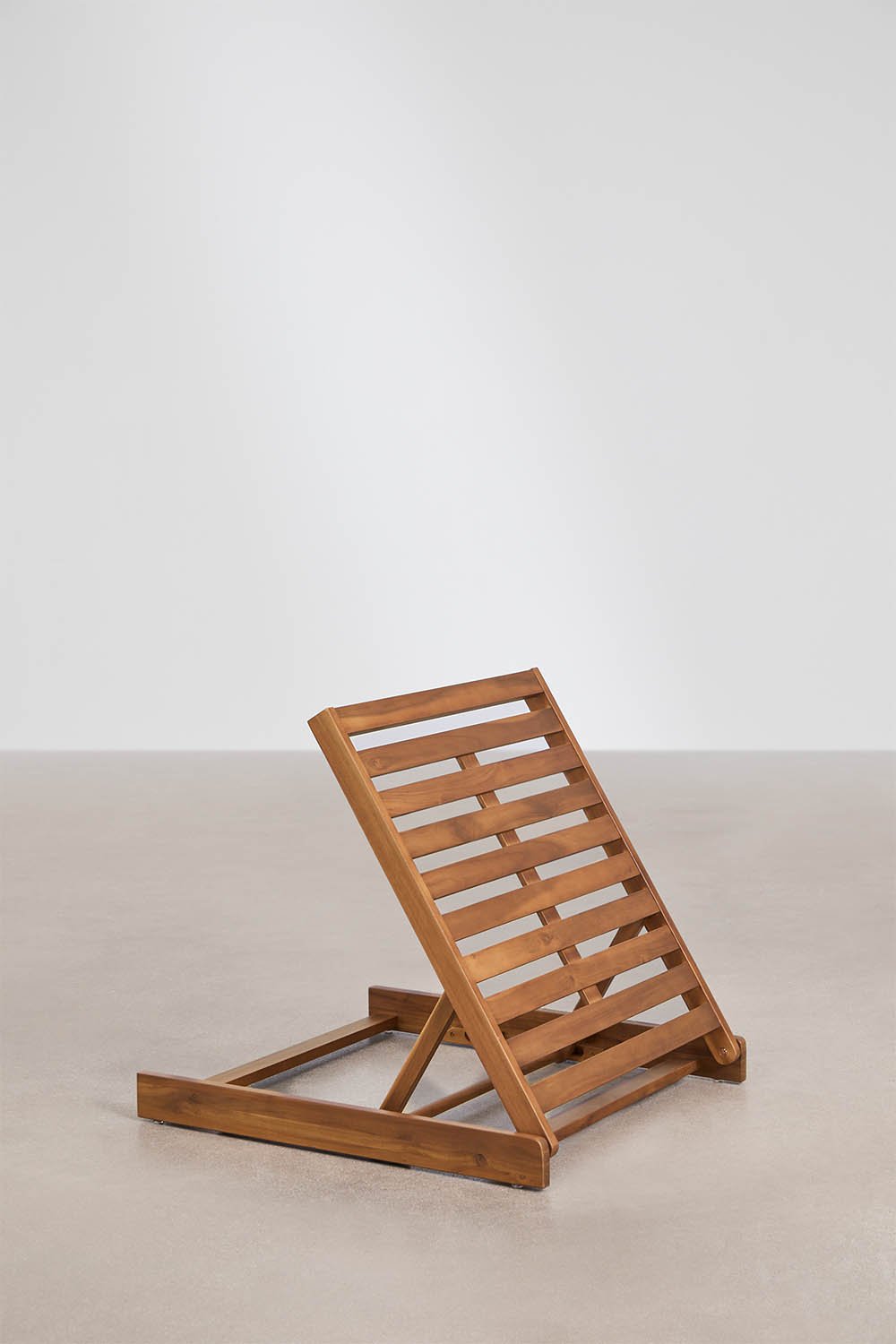 Lot de 2 chaises longues inclinables en bois d'acacia Idaira, image de la galerie 5