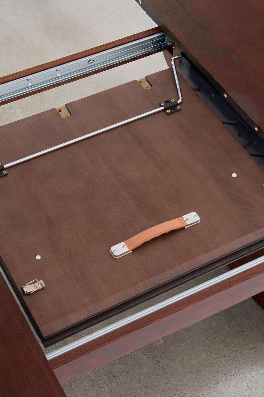 Table à manger ovale extensible en MDF et placage de frêne Nuveta, image de la galerie 7