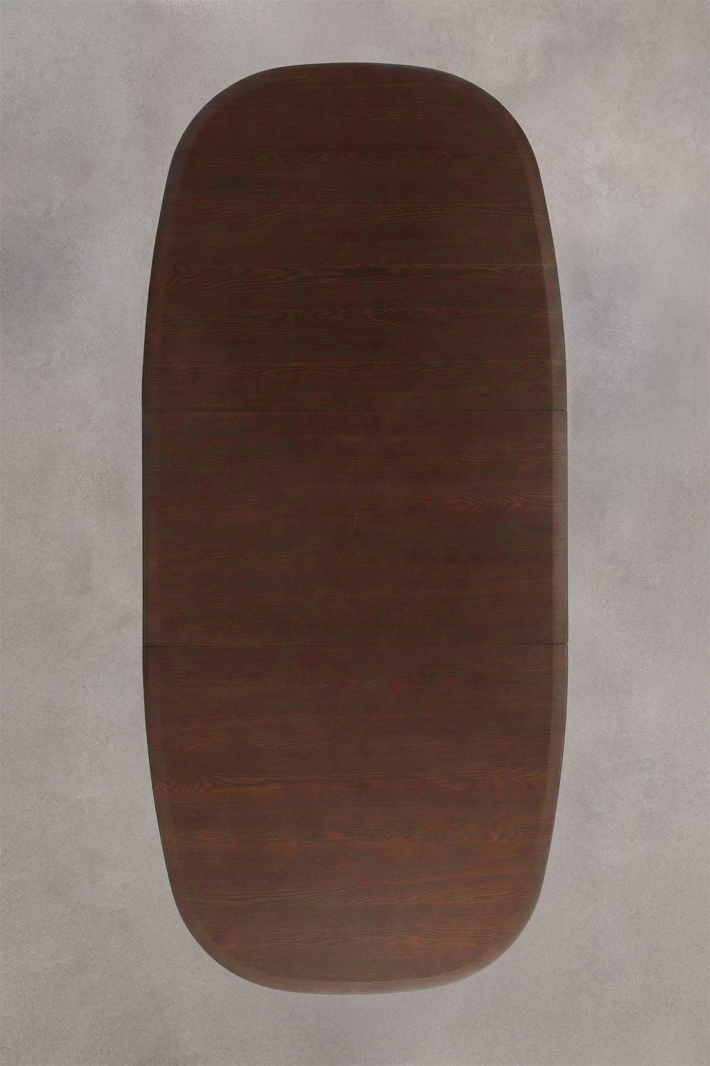 Table à manger ovale extensible en MDF et placage de frêne Nuveta, image de la galerie 10