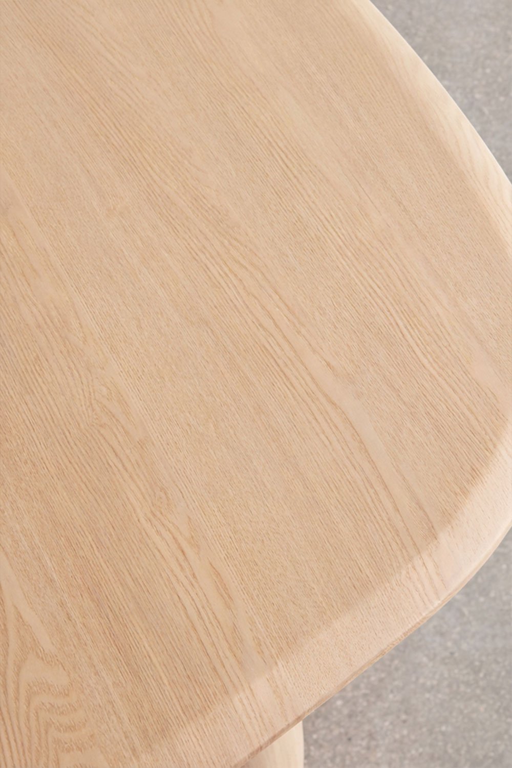 Table à manger ovale extensible en MDF et placage de frêne Nuveta, image de la galerie 8