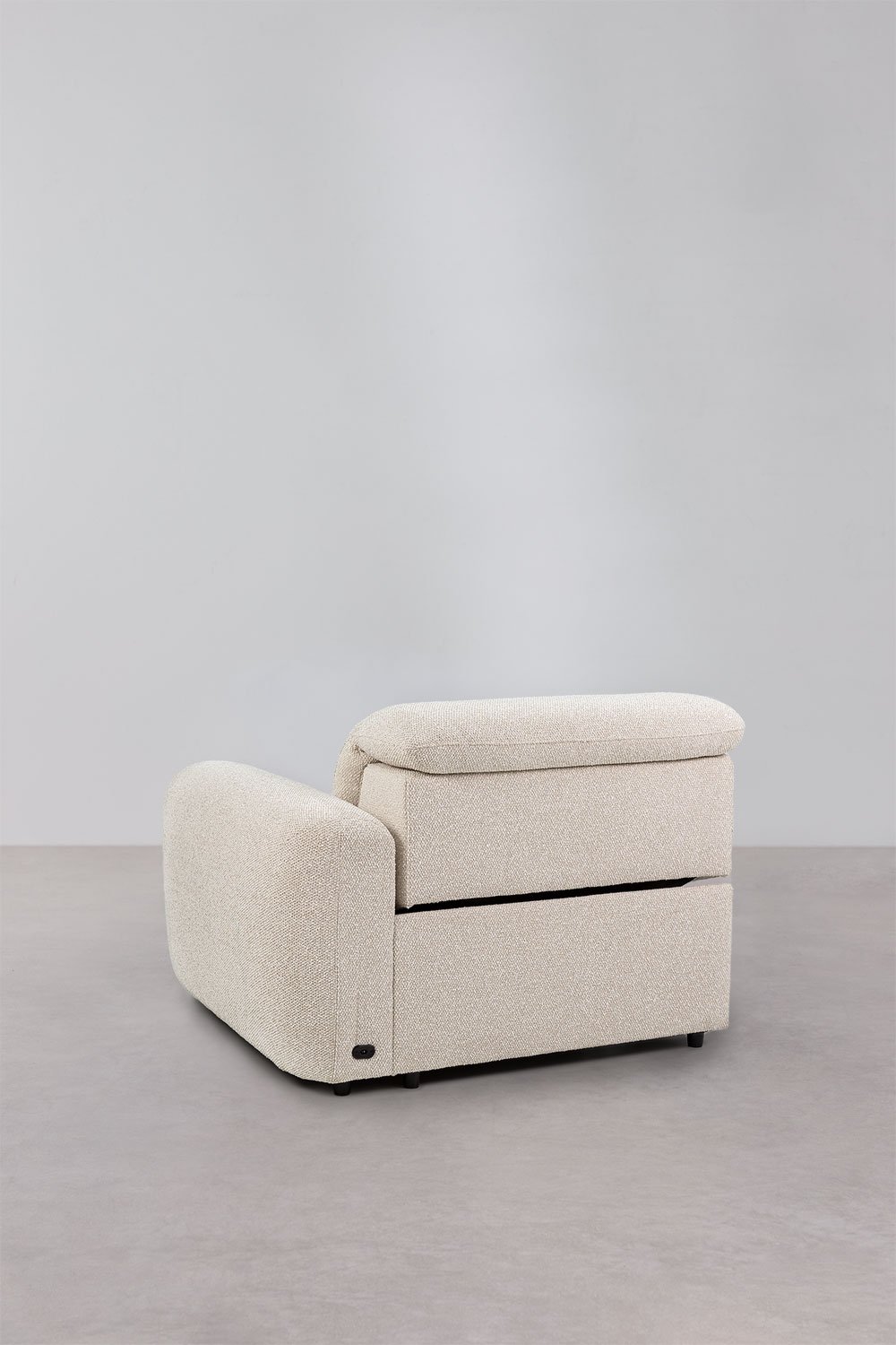 Canapé 2 places inclinable et électrique en chenille Peggy, image de la galerie 12