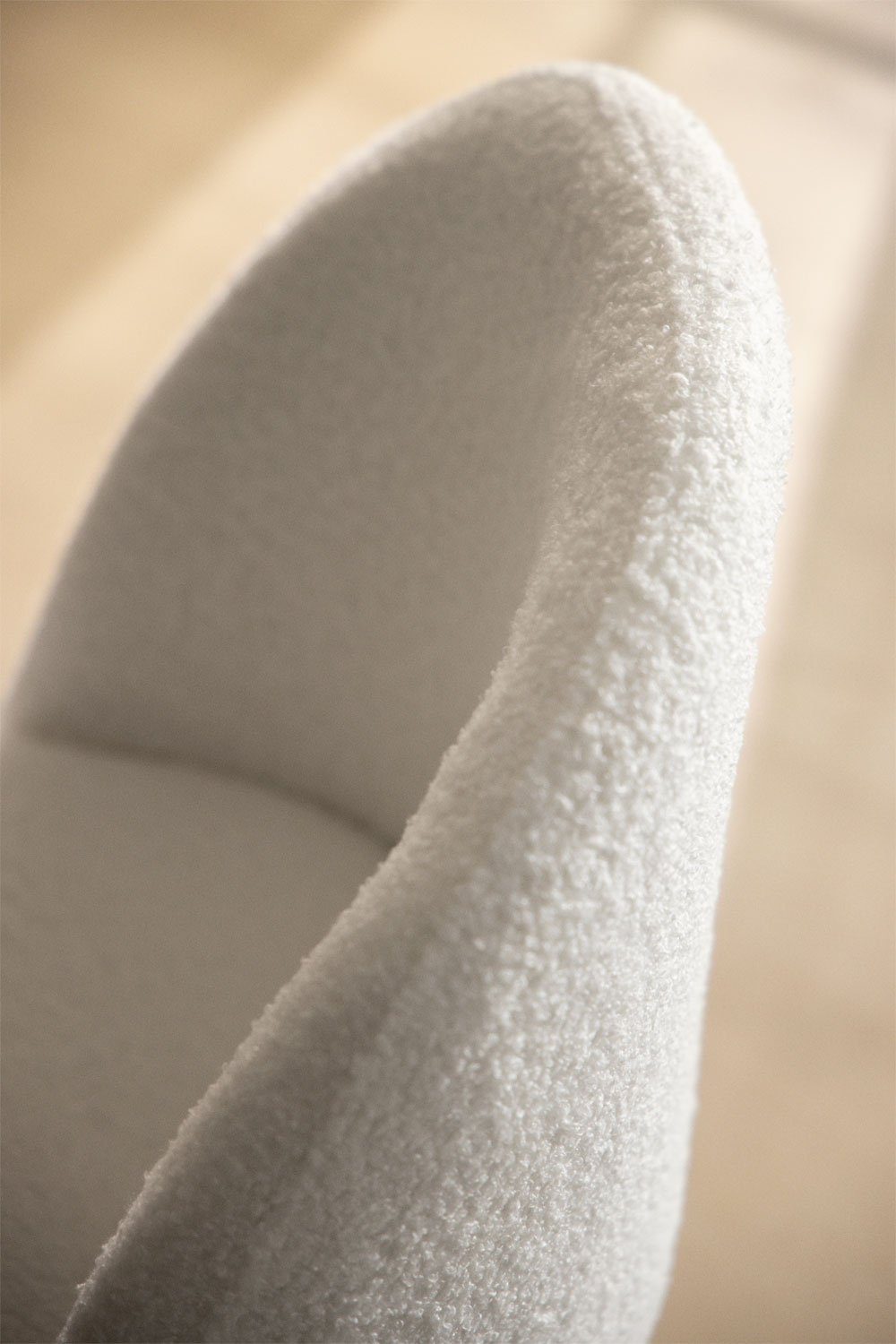 Chaise de salle à manger en tissu mouton Kana, image de la galerie 2