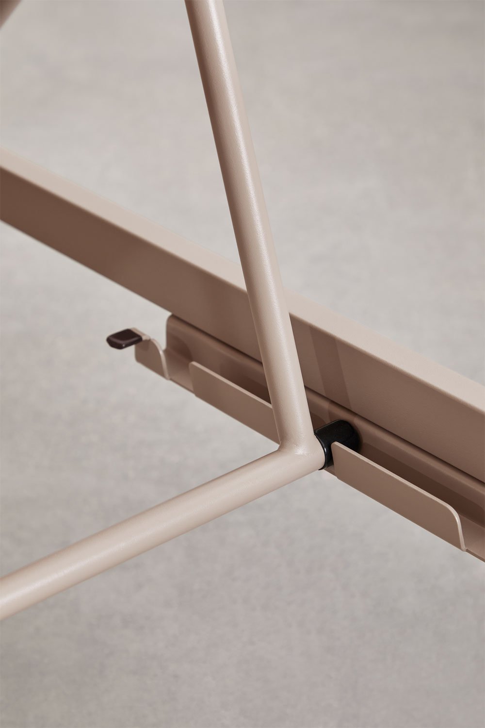 Set de 2 chaises longues inclinables et table d'appoint en acier Marietta, image de la galerie 9