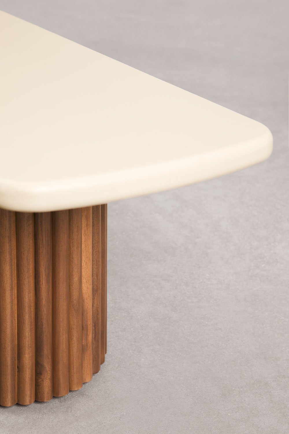 Banc en ciment et bois d'acacia Sirvon, image de la galerie 3