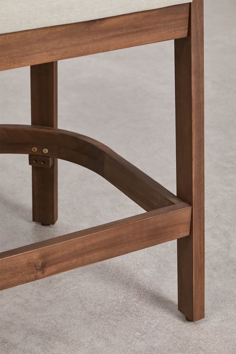 Tabouret haut en bois d'acacia Uleno, image de la galerie 5