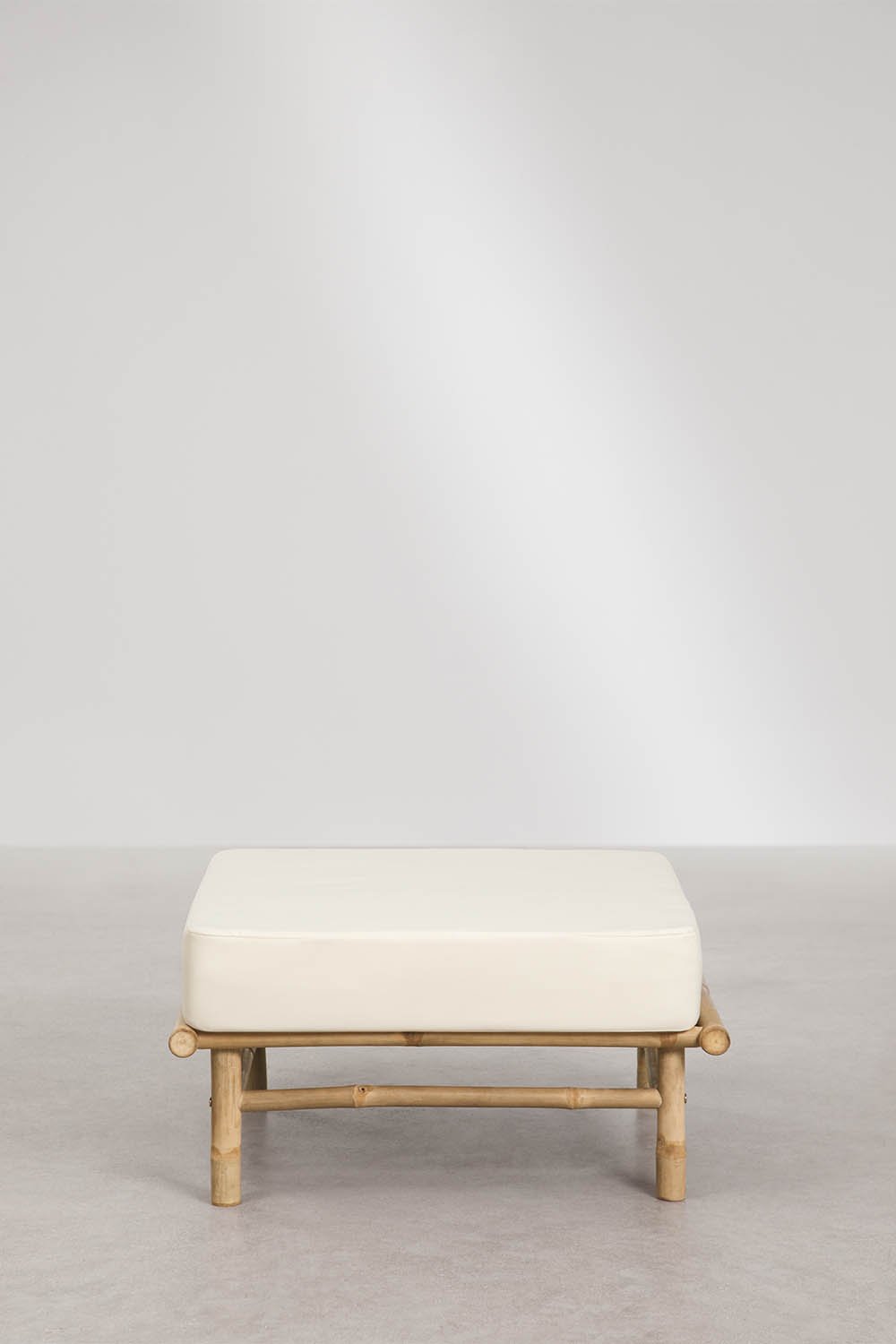 Pouf de jardin en bambou Isendra, image de la galerie 2