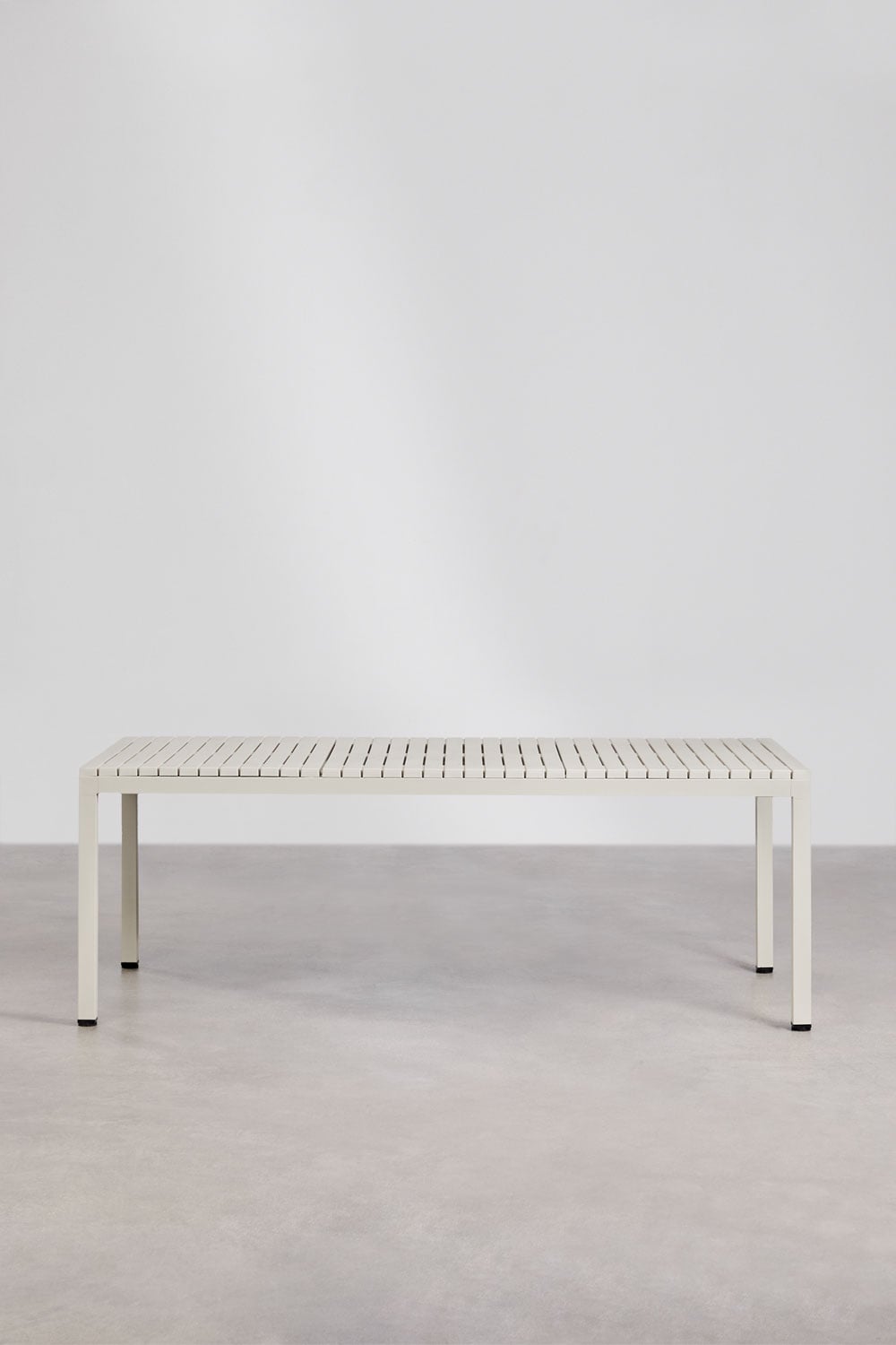 Table de jardin rectangulaire 210x100 cm en aluminium Marti, image de la galerie 3