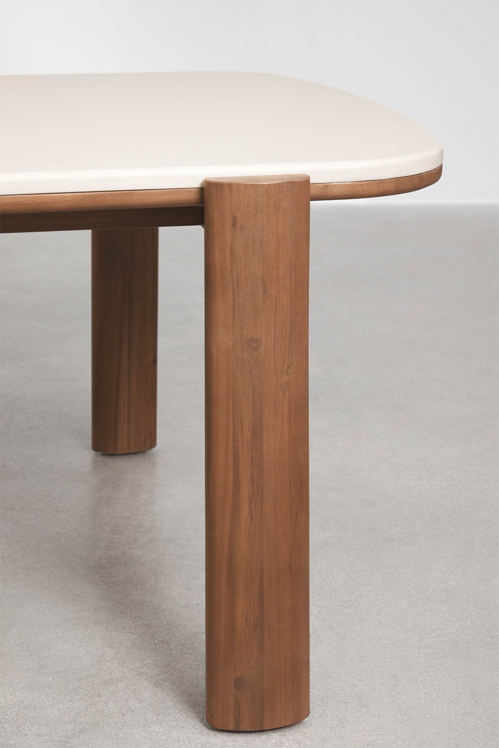 Table à manger rectangulaire 260x115 cm en bois d'acacia Vetra, image de la galerie 3