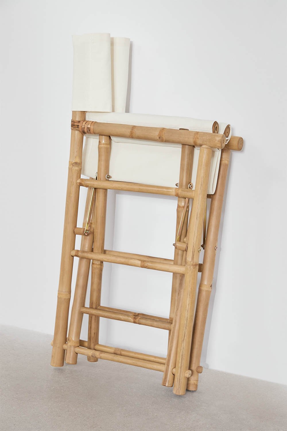 Chaise de réalisateur pliante de jardin en bambou Woody, image de la galerie 8