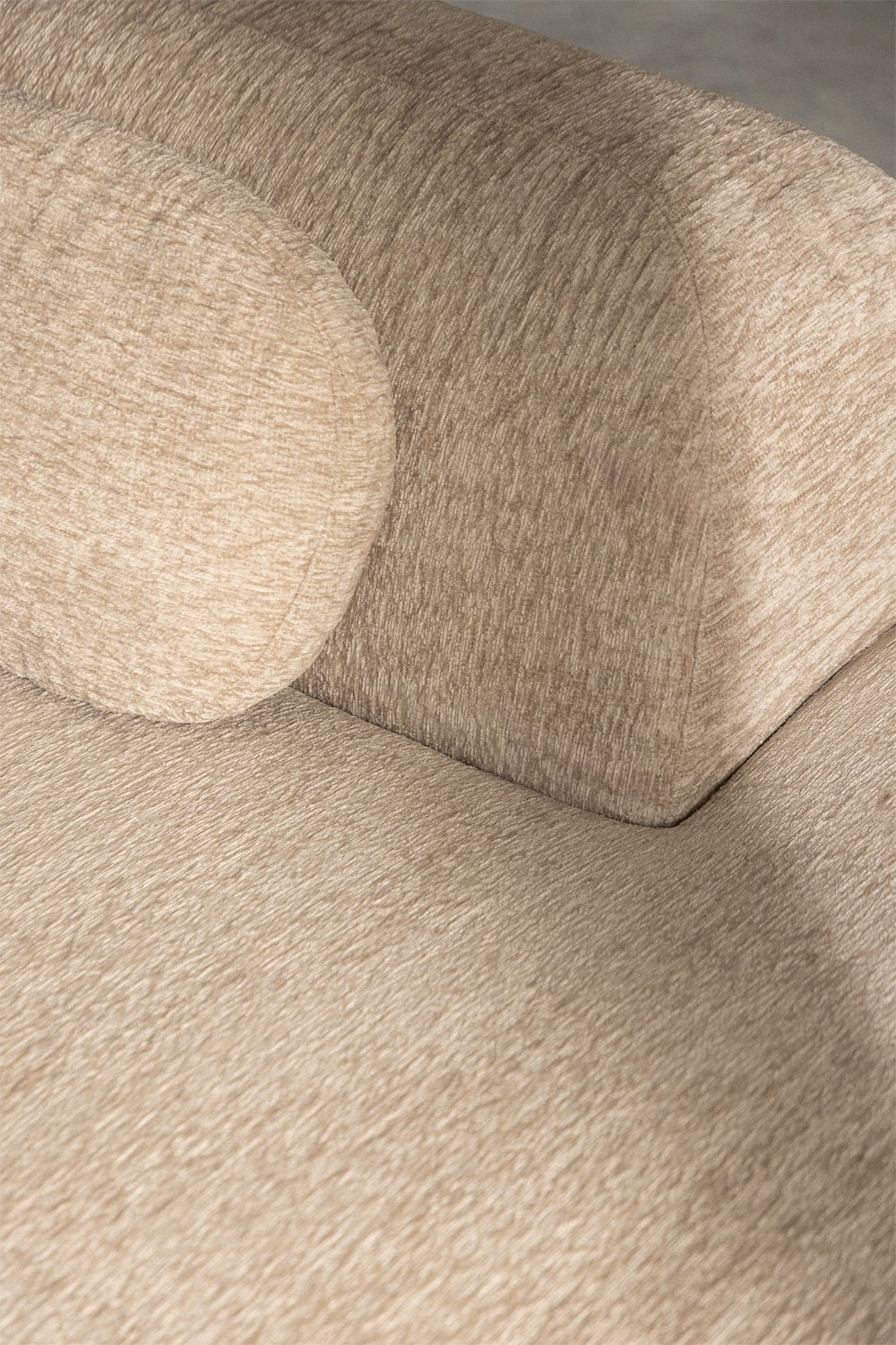 Canapé modulaire 3 pièces avec double méridienne en chenille emballé sous vide Merida, image de la galerie 2