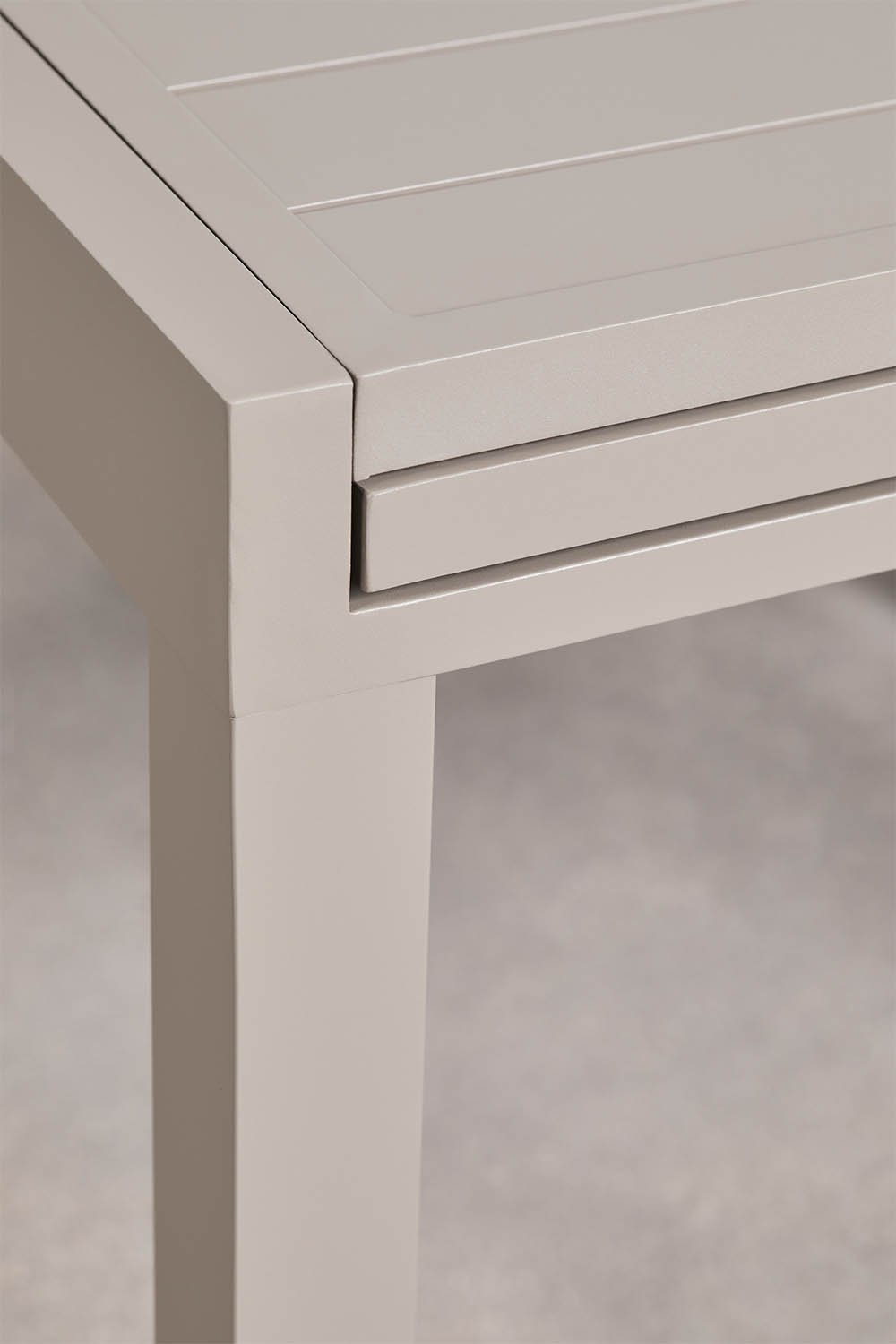 Table de jardin extensible en aluminium Starmi 90-180x90 cm, image de la galerie 6