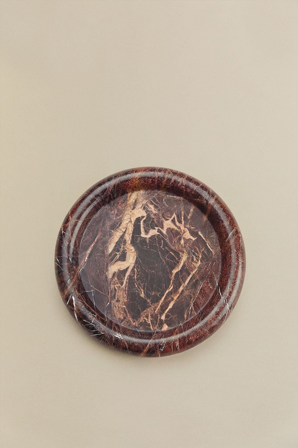 Vidé-poche rond Ø20 cm en marbre Velmar, image de la galerie 3