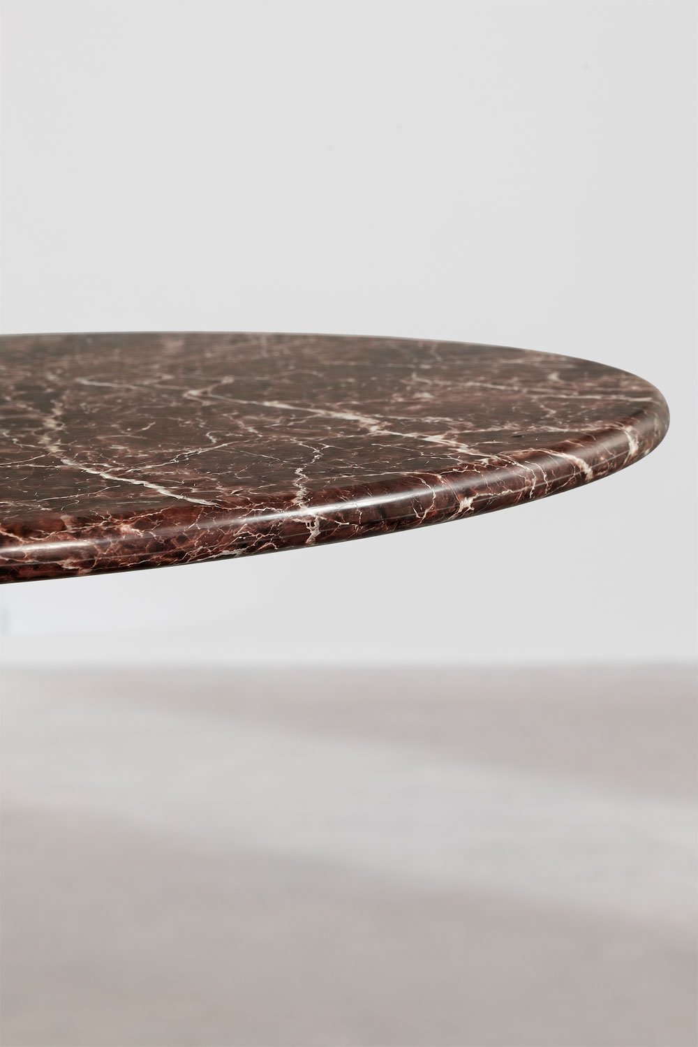 Table de salle à manger ronde Ø120 cm en marbre Alodia, image de la galerie 5