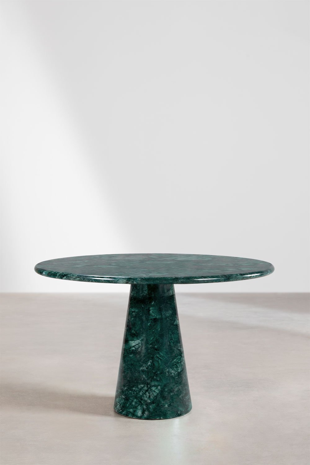 Table de salle à manger ronde Ø120 cm en marbre Alodia, image de la galerie 2