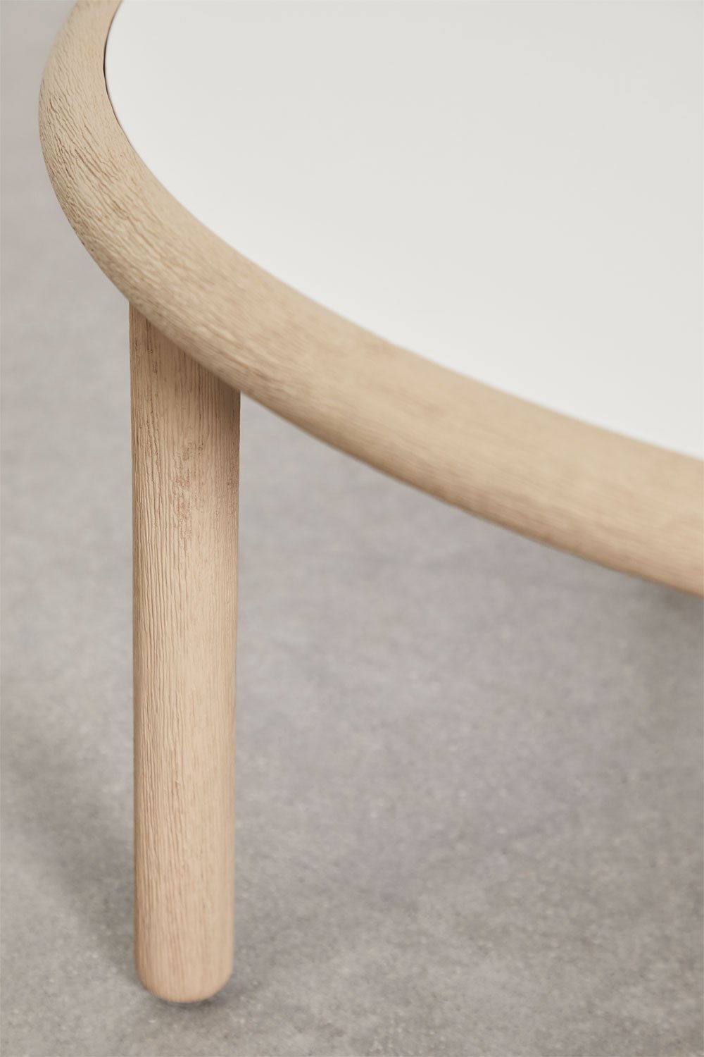 Set de 2 tables basses rondes pour jardin en bois d'acacia Olivia, image de la galerie 5