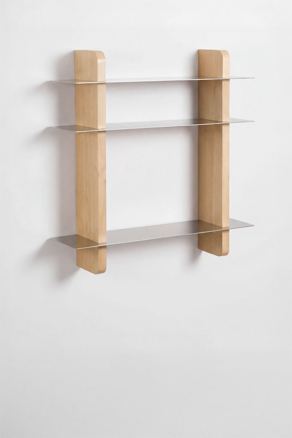 Étagère murale en bois de manguier et acier Tokyo, image de la galerie 3