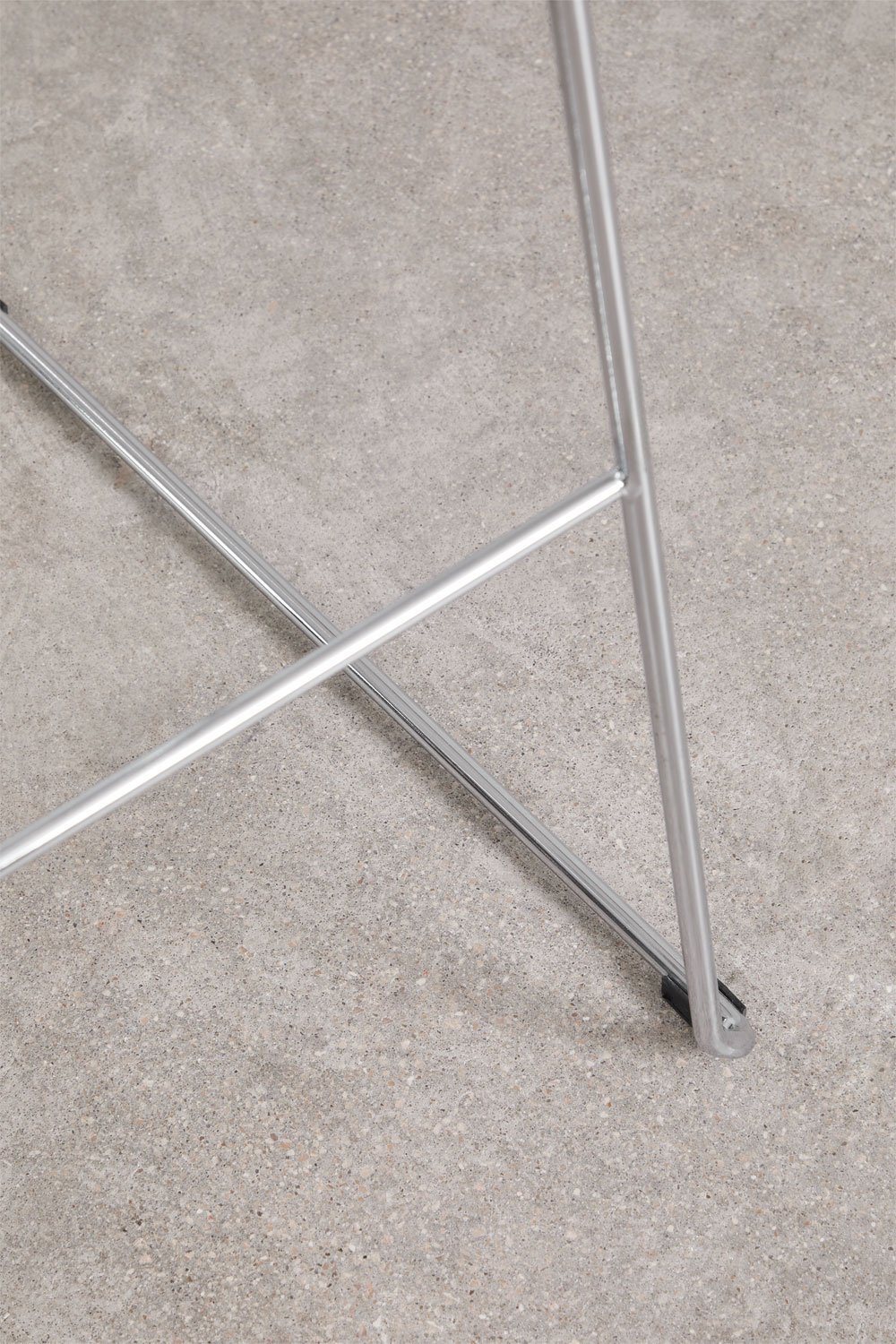 Pack de 4 tabourets hauts avec dossier en acier Renee, image de la galerie 5