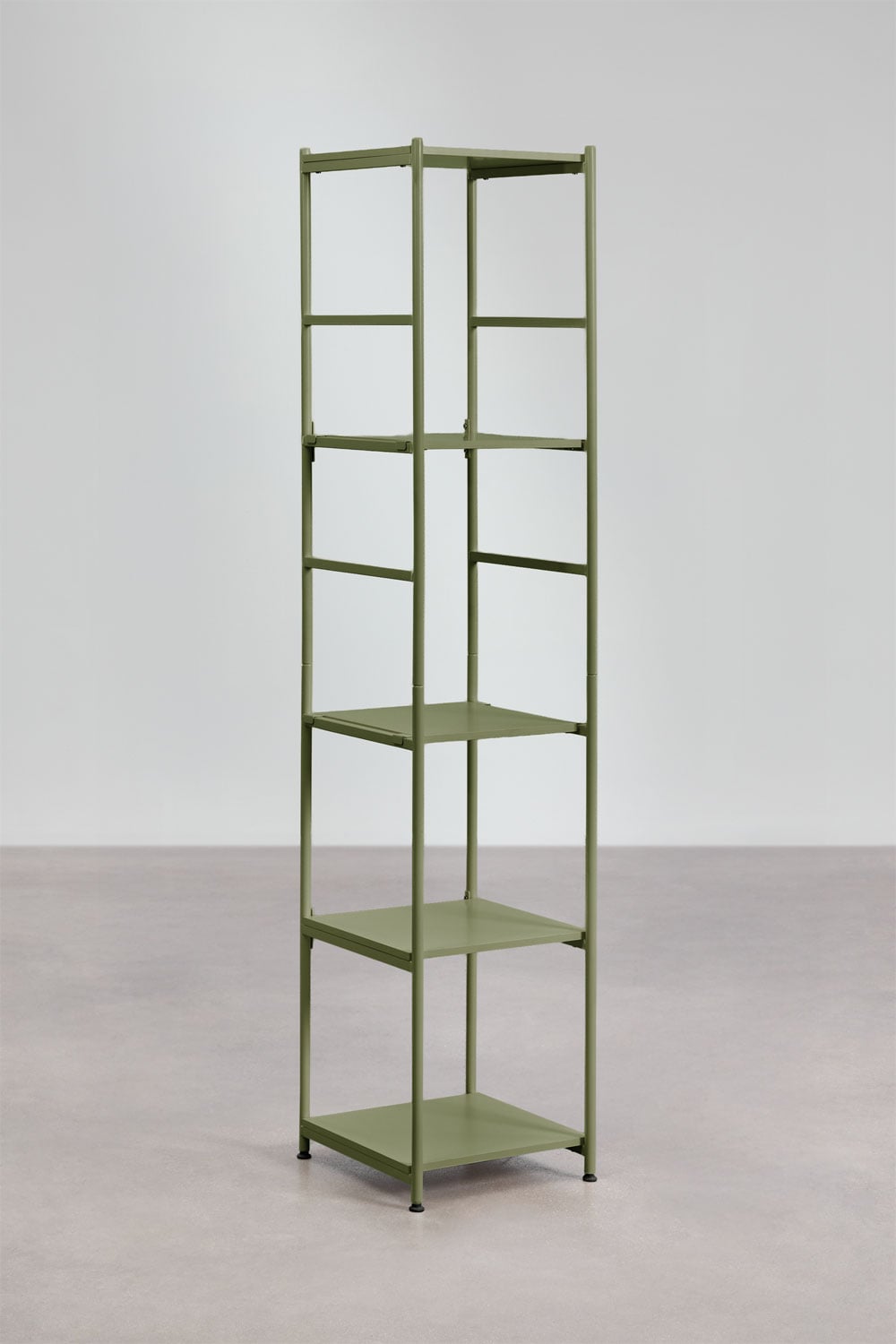 Armoire modulaire ouverte 3 pièces avec 2 étagères en fer Elviah, image de la galerie 5
