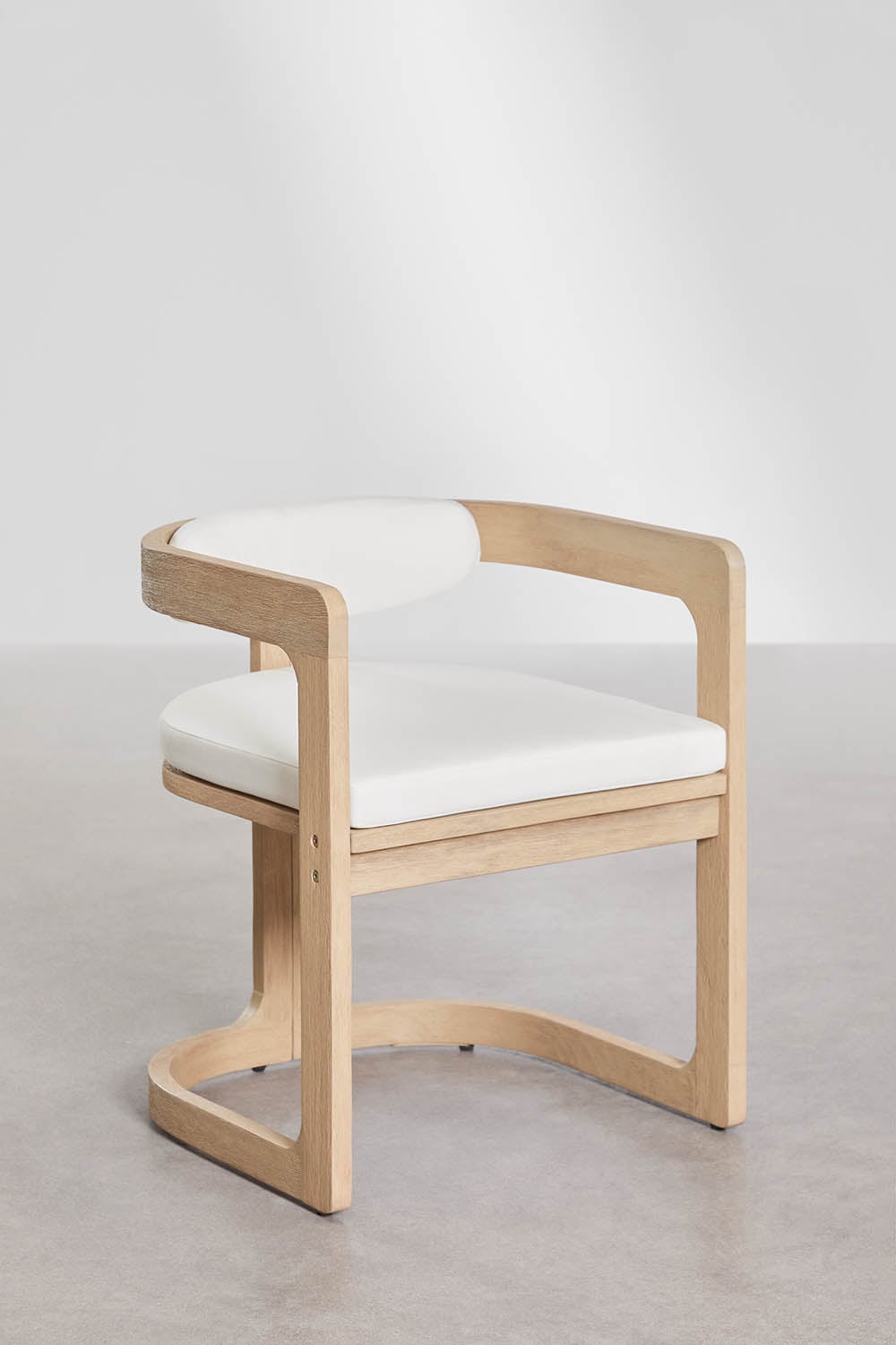 Pack de 4 chaises de salle à manger en bois d'eucalyptus Selira, image de la galerie 1