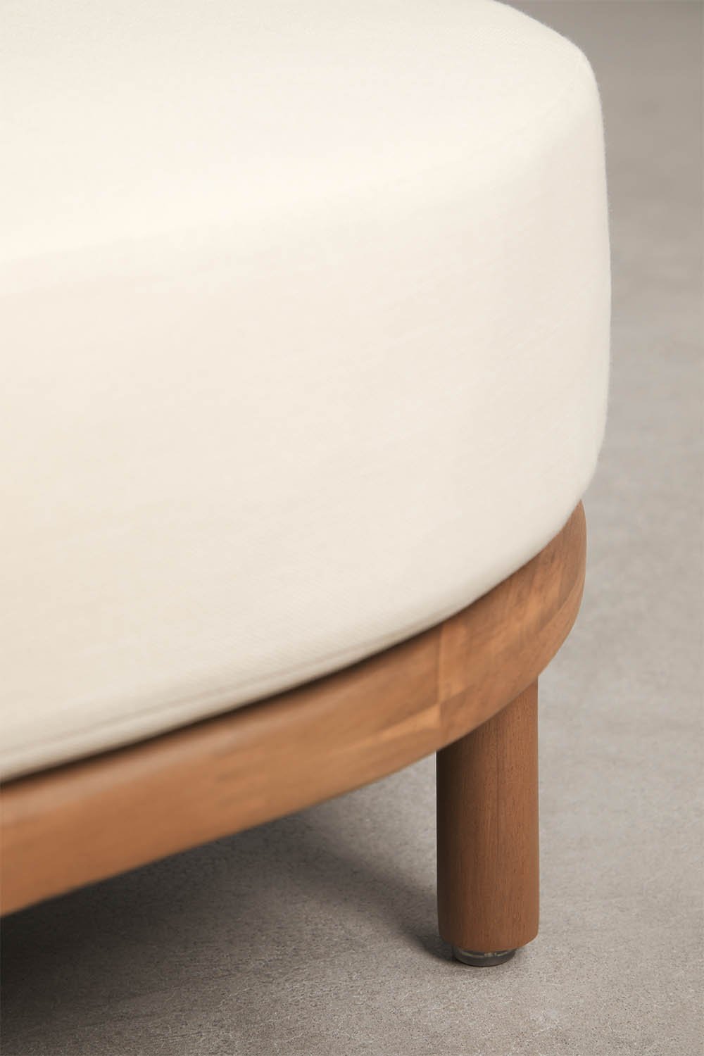 Chaise longue double en bois d'acacia avec coussins Capri, image de la galerie 5