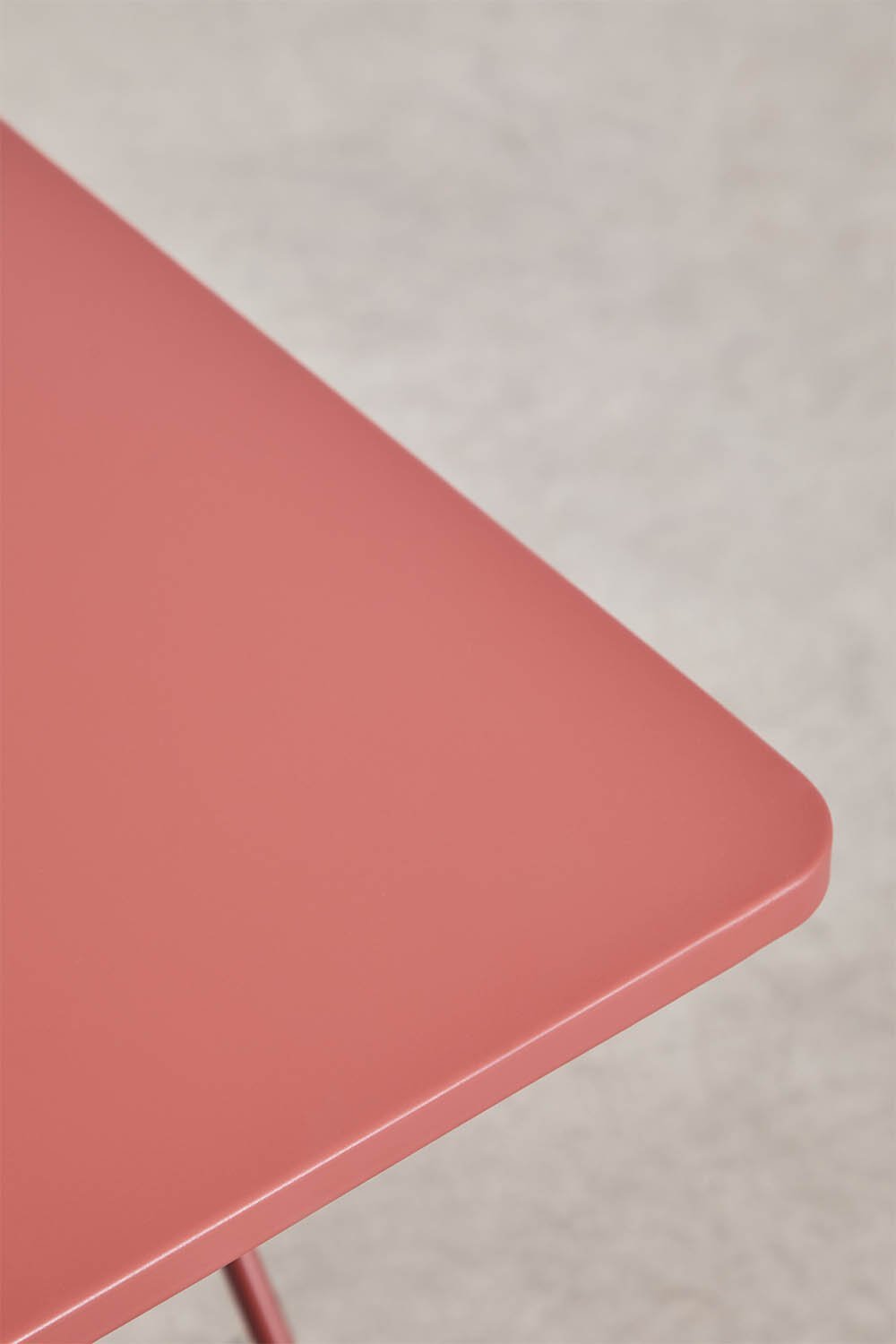 Table de jardin carrée 60x60 cm pliante en acier Tamarit, image de la galerie 3