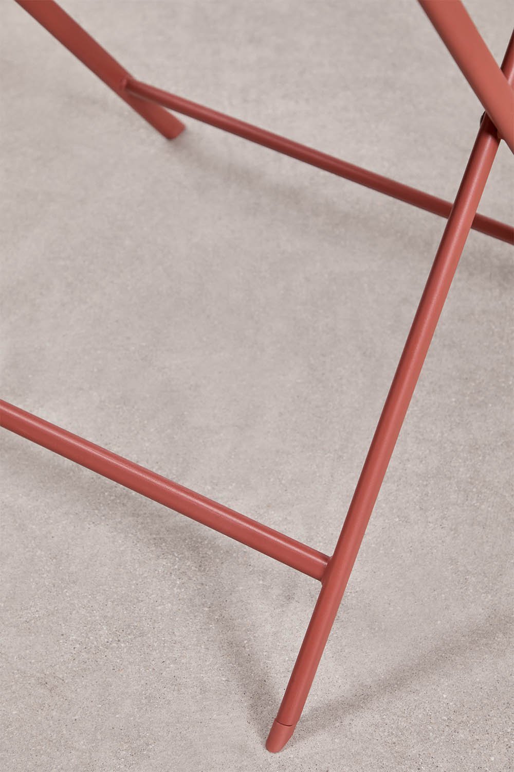 Table de jardin carrée 60x60 cm pliante en acier Tamarit, image de la galerie 4