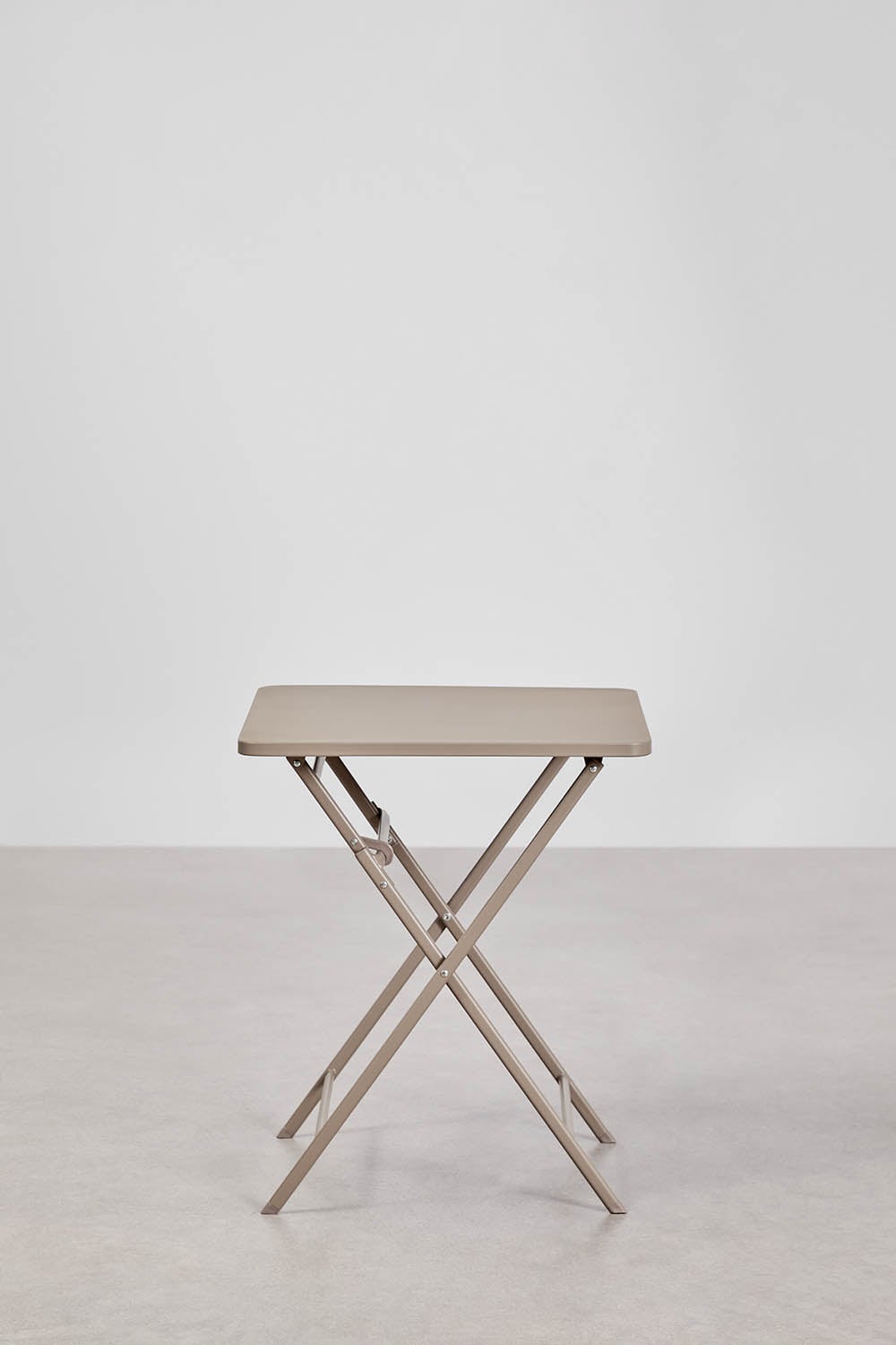 Table de cuisine carrée 60x60 cm pliante en acier Tamarit, image de la galerie 2