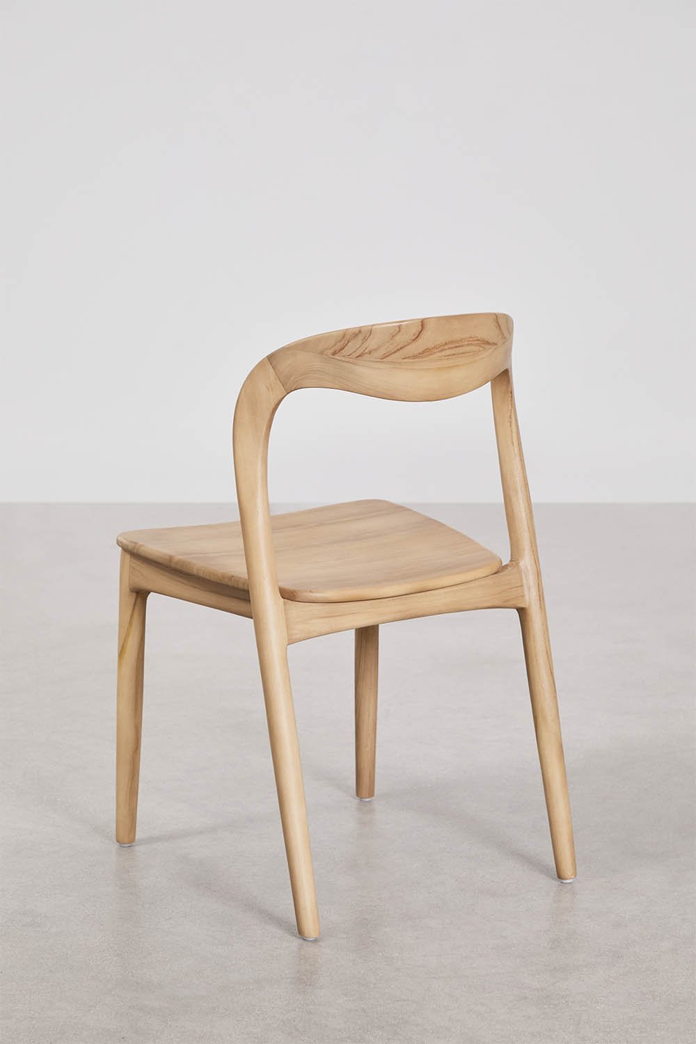 Pack de 2 chaises de salle à manger en bois de teck Varmus, image de la galerie 3