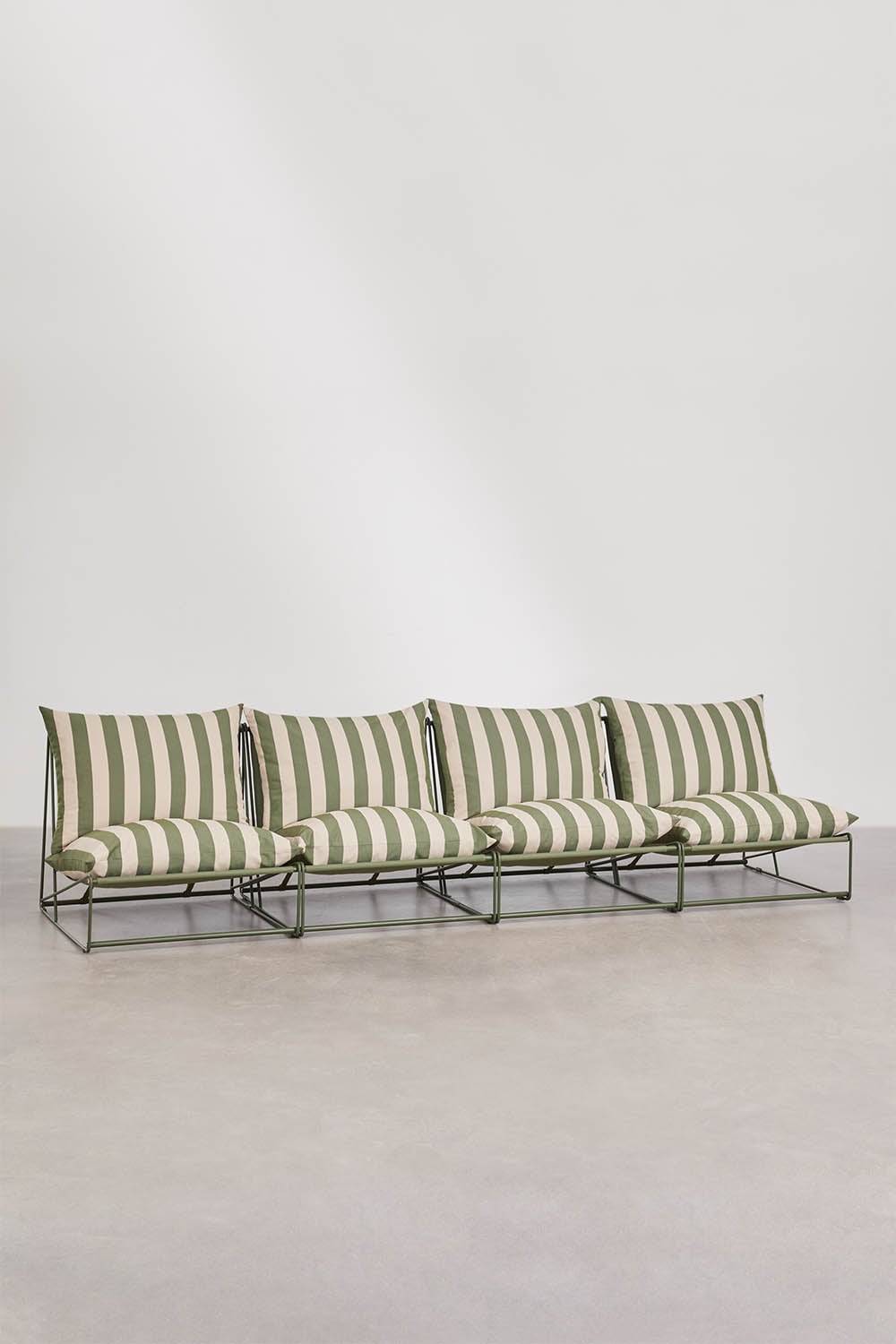 Canapé modulaire de jardin 4 pièces Amaro, image de la galerie 1