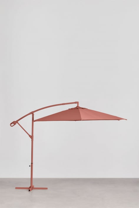 Parasol Ø295 cm en tissu et aluminium Salina