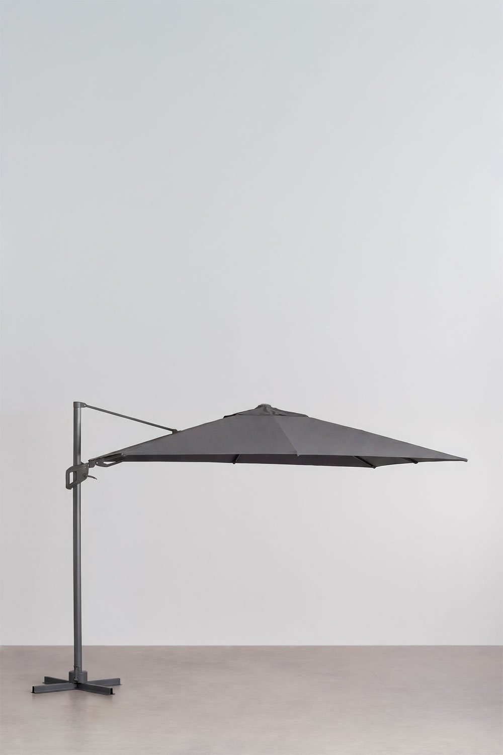 Parasol Ø295 cm en tissu et aluminium Hydra, image de la galerie 1
