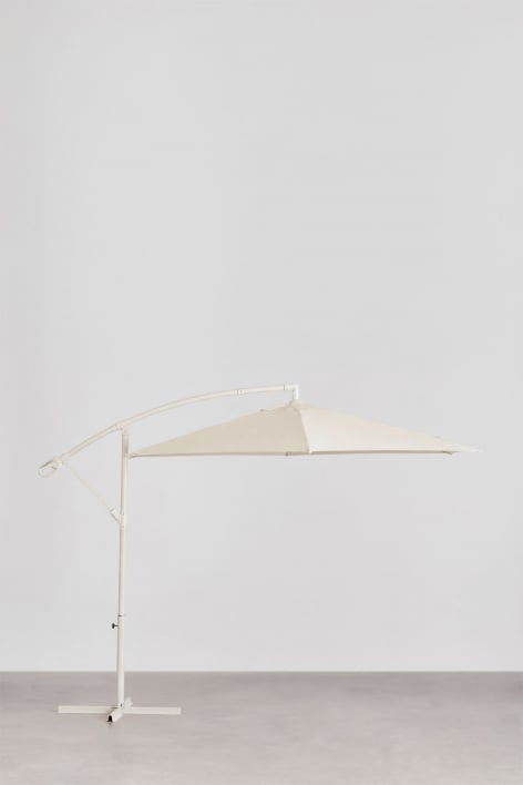 Parasol Ø295 cm en tissu et aluminium Salina