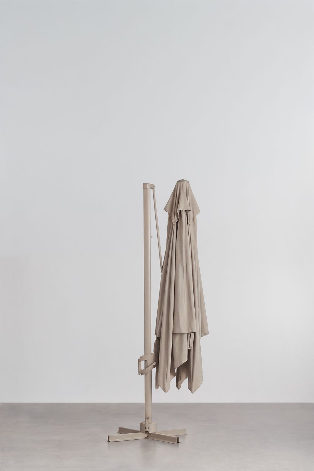 Parasol Ø295 cm en tissu et aluminium Hydra, image de la galerie 4