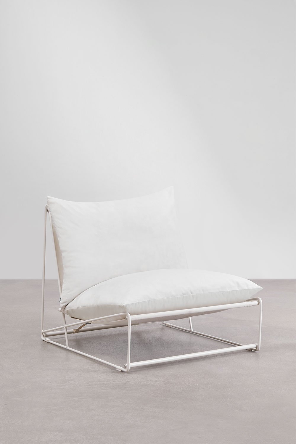 Canapé modulaire de jardin 2 pièces avec pouf convertible Amaro, image de la galerie 5