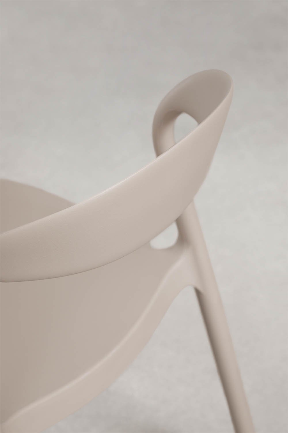 Chaise de salle à manger empilable en polypropylène Brenza, image de la galerie 5