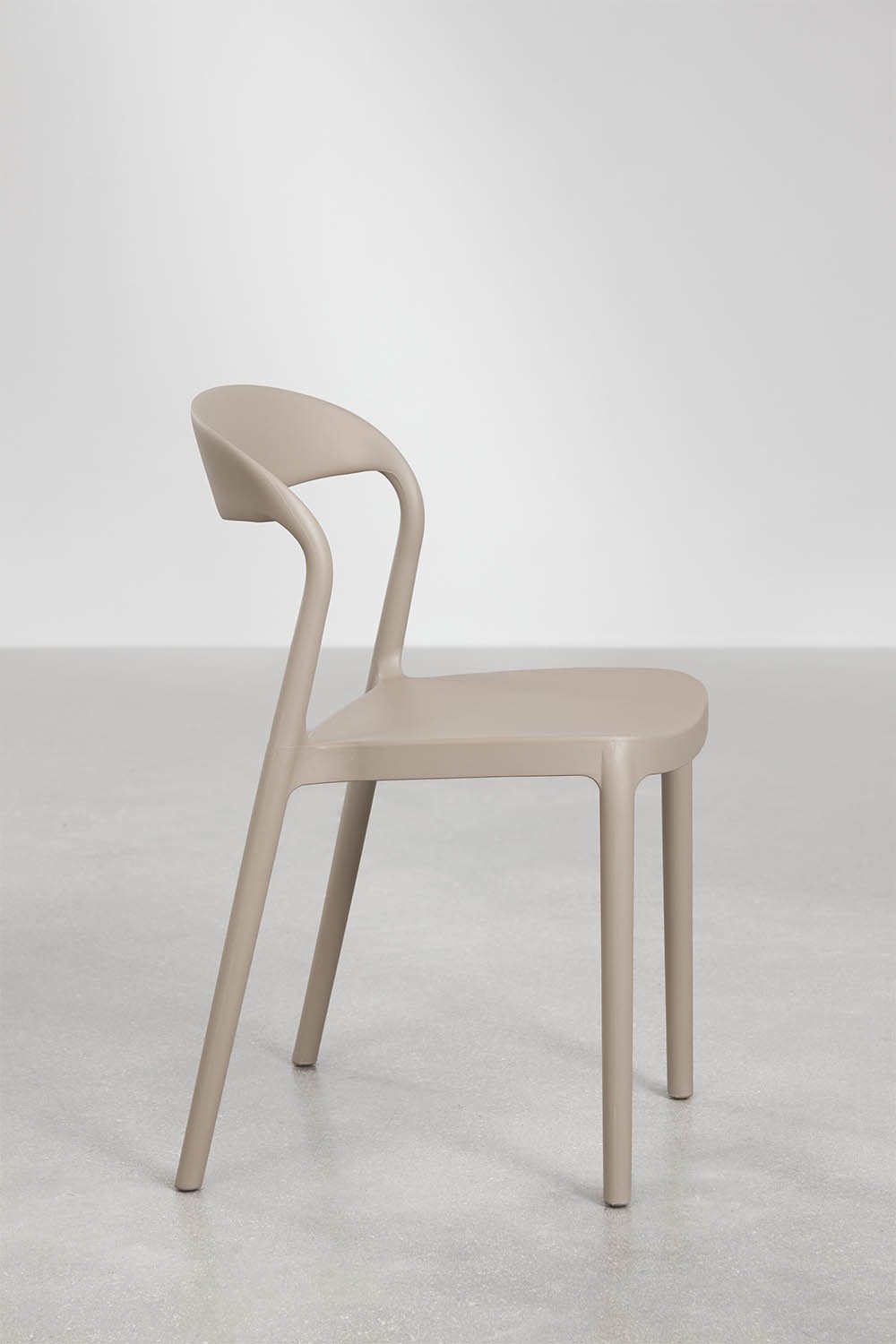 Pack de 2 chaises de salle à manger empilables en polypropylène Brenza, image de la galerie 2