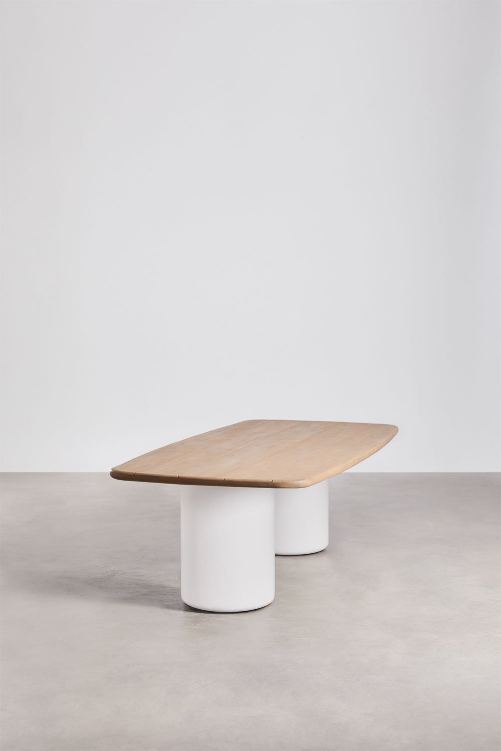 Table à manger rectangulaire 270x110 cm en bois d'acacia Bogota, image de la galerie 2