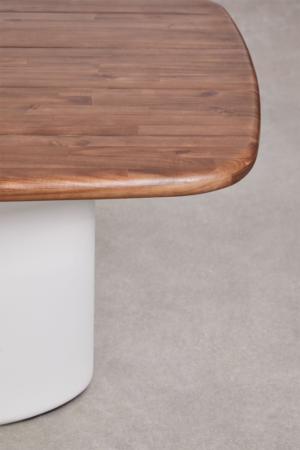 Table à manger rectangulaire 270x110 cm en bois d'acacia Bogota, image de la galerie 4