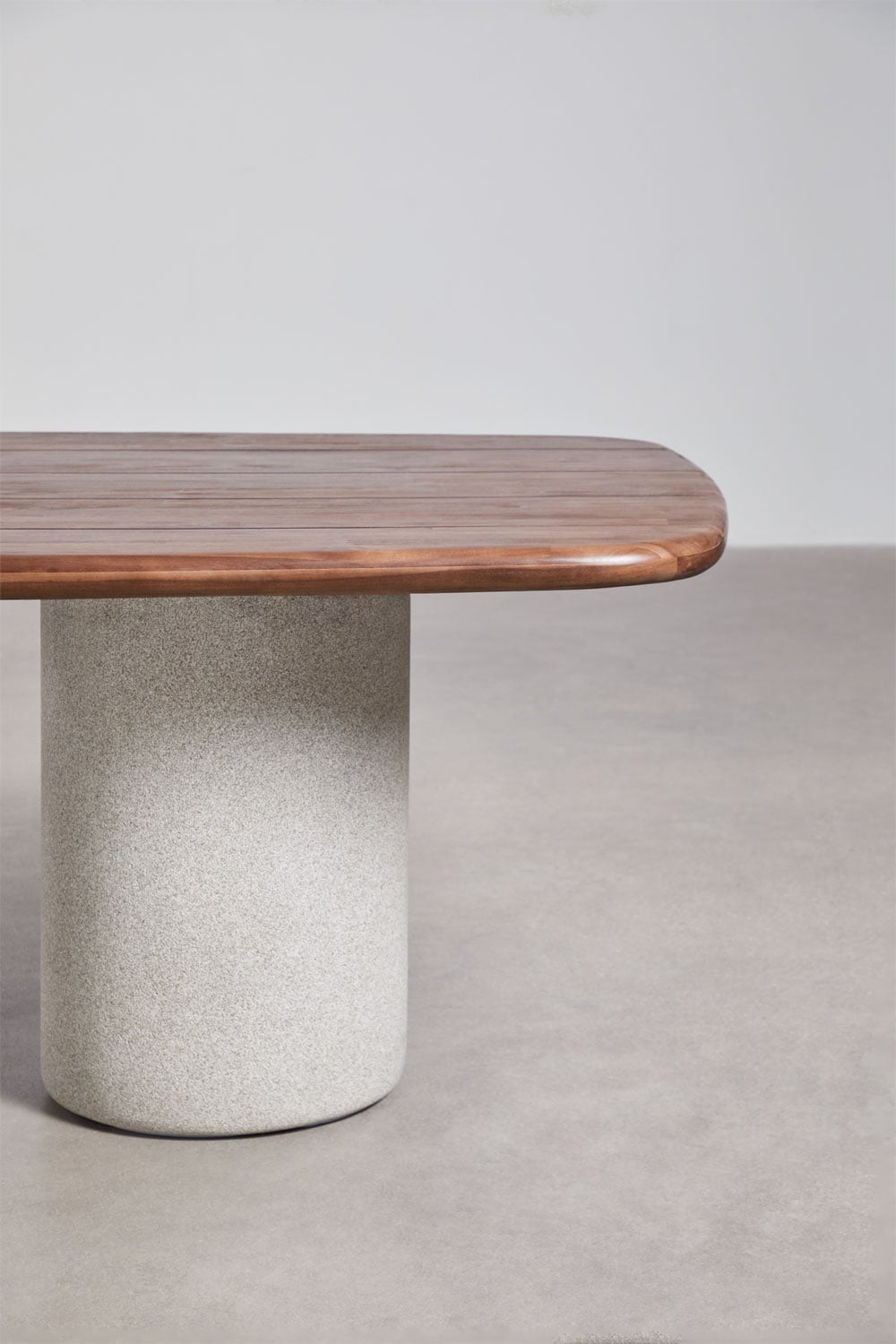 Table à manger rectangulaire 270x110 cm en bois d'acacia Bogota, image de la galerie 3