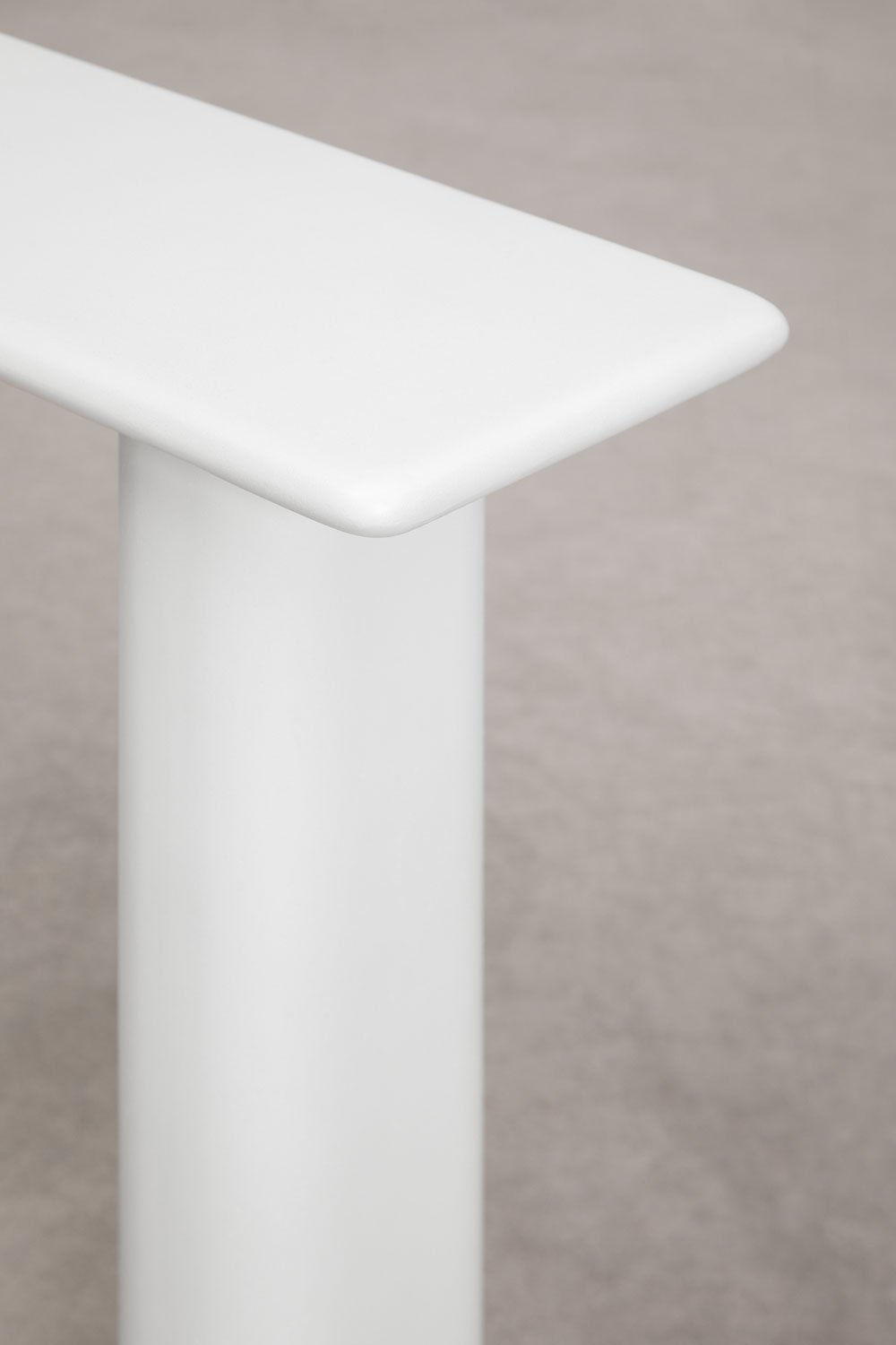 Console d'extérieur rectangulaire 80x30 cm en ciment Tiena, image de la galerie 3