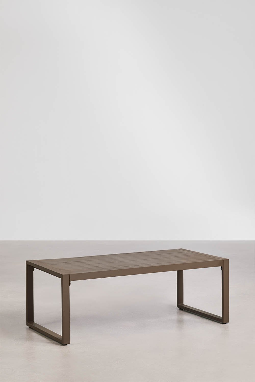 Ensemble de jardin avec canapé 2 places et table basse en aluminium 110x55cm Lipov, image de la galerie 9