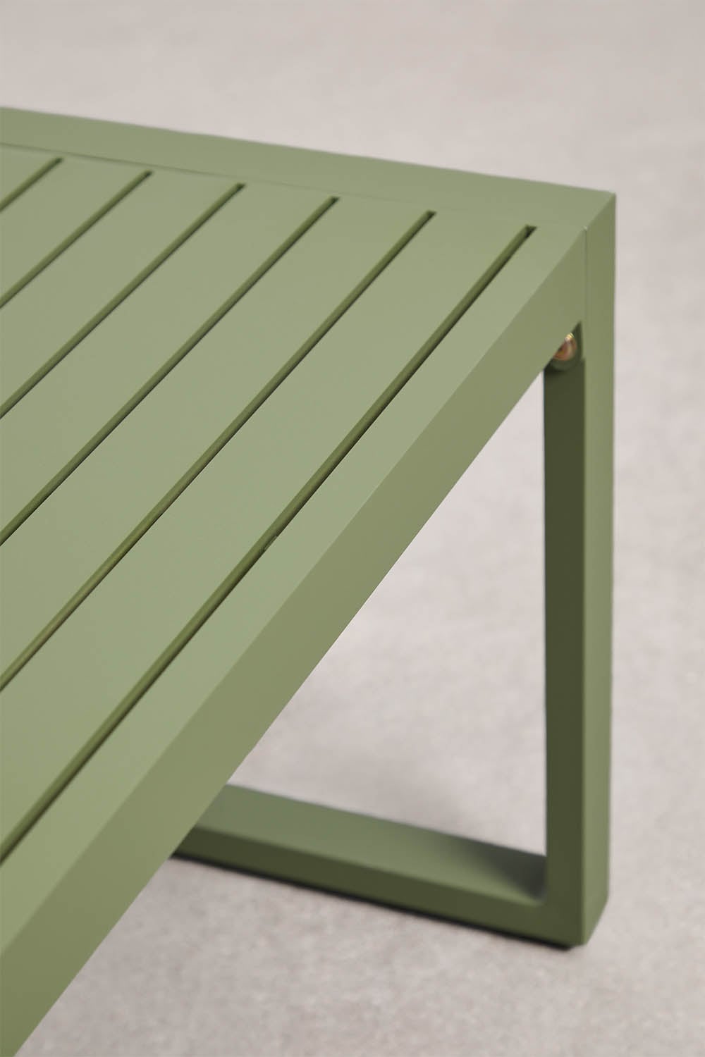 Ensemble de jardin avec canapé 3 places et table basse en aluminium 110x55cm Lipov, image de la galerie 11