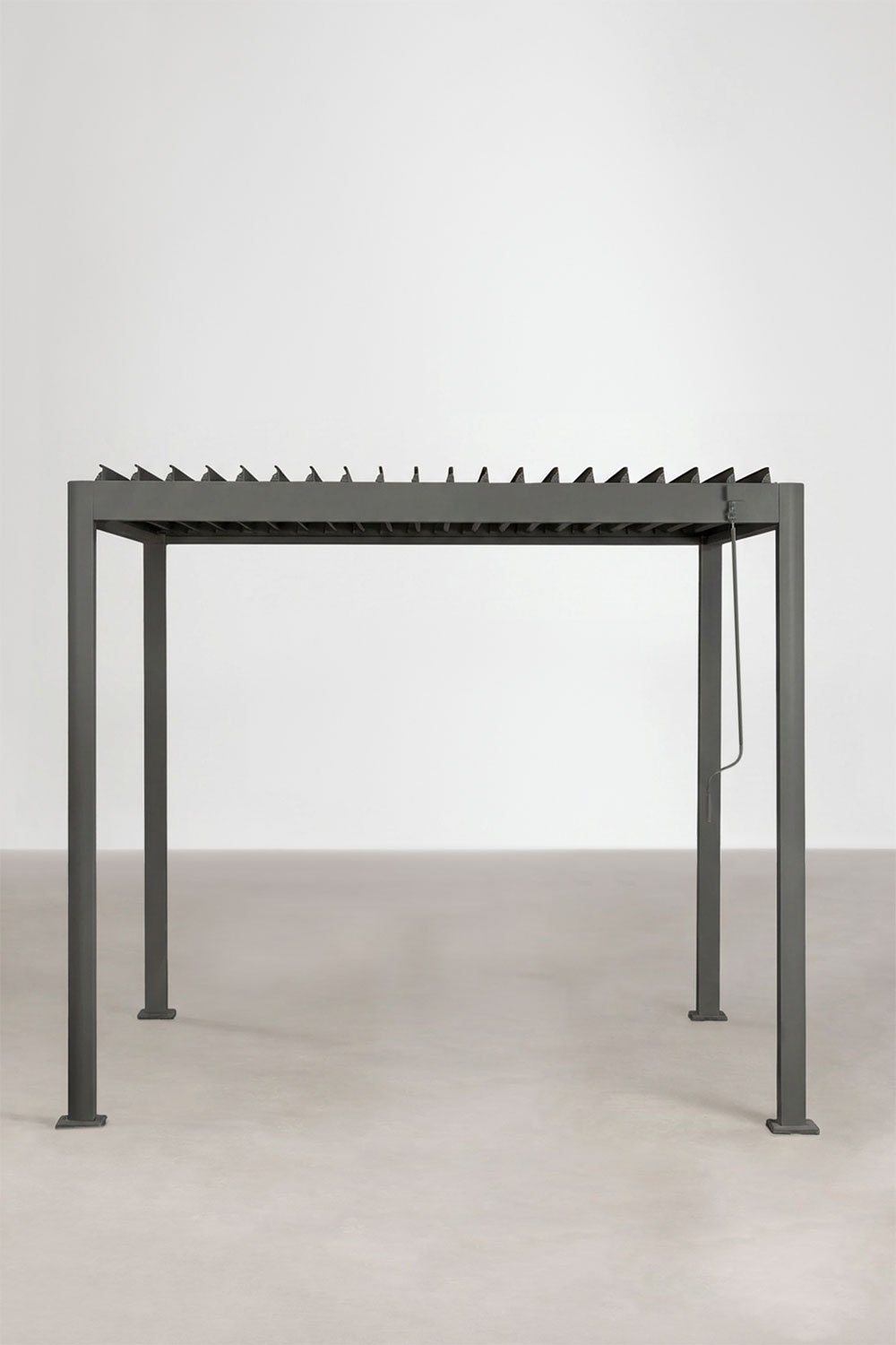 Pergola bioclimatique à lames avec panneau en aluminium Druvia, image de la galerie 2