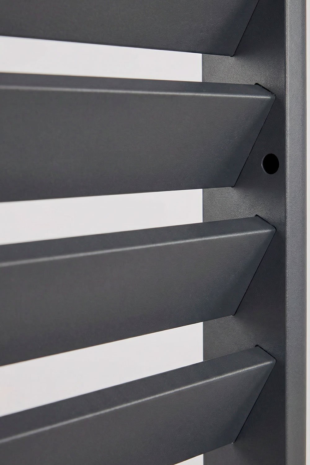 Pack de 2 panneaux latéraux pour pergola bioclimatique à lames en aluminium Druvia, image de la galerie 2