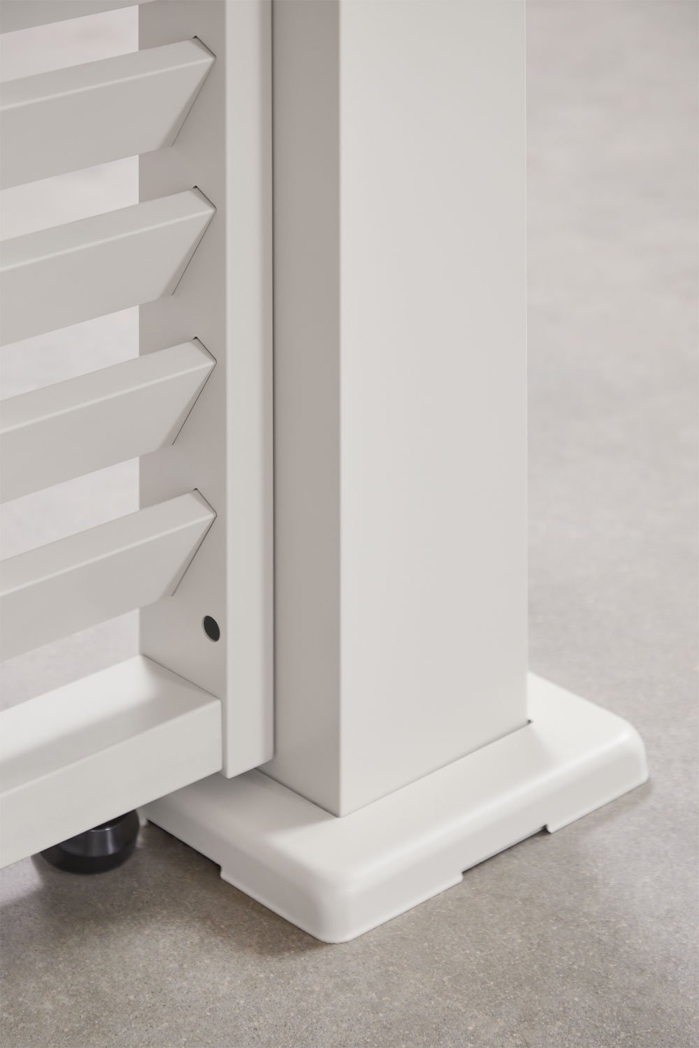 Pack de 2 panneaux latéraux pour pergola bioclimatique à lames en aluminium Druvia, image de la galerie 3