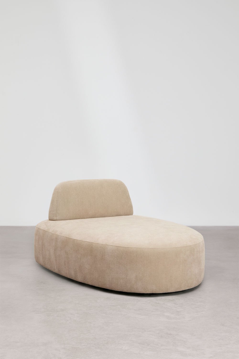 Module chaise longue pour canapé modulaire tapissé Giorgia, image de la galerie 1