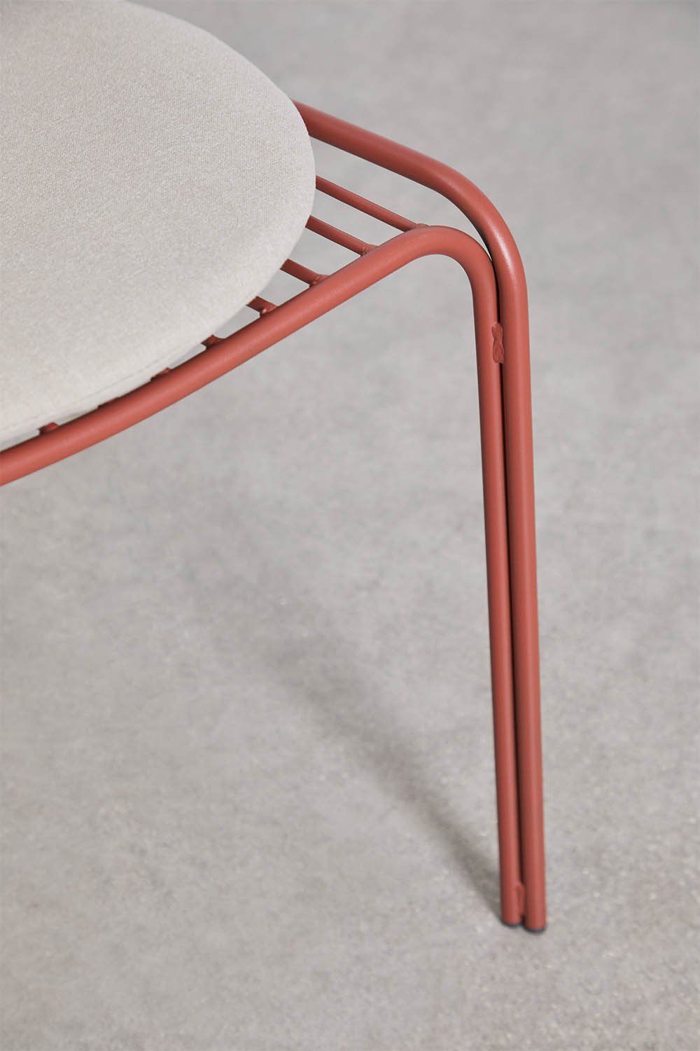 Chaise de salle à manger en acier Anerina, image de la galerie 5